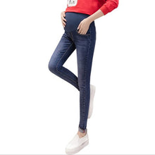 Load image into Gallery viewer, New Maternity jeans cotton elastic waist jeans