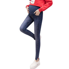 Load image into Gallery viewer, maternity jeans elastic waistband pregnant women pants