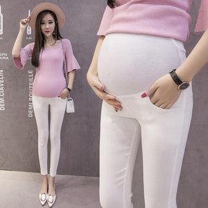 High Elastic Waist Ninth Pants