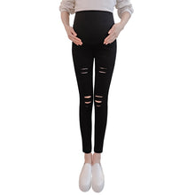Load image into Gallery viewer, Spring Hole Skinny Maternity Pants
