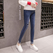 Load image into Gallery viewer, Autumn and winter jeans for pregnant women