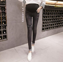 Load image into Gallery viewer, Autumn and winter jeans for pregnant women