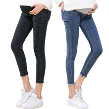 Load image into Gallery viewer, Maternity Clothes Ninth Pants Maternity Jeans