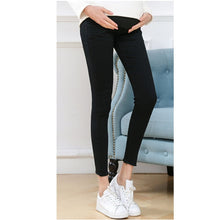 Load image into Gallery viewer, Maternity Clothes Ninth Pants Maternity Jeans